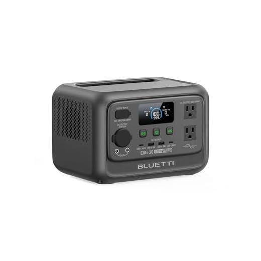 BLUETTI Elite 30 V2 Portable Power Station, 288Wh Solar Generator, 600W AC Outlets (Power Lifting 1500W), Fast Charging LiFePO4 Battery Backup for Camping, Road Trip, Outage (Solar Panel Optional)