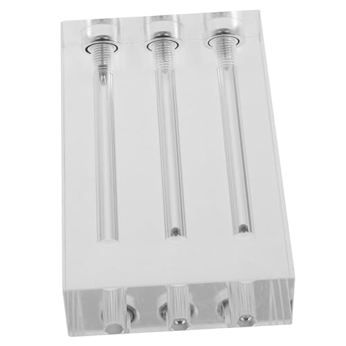 HAPINARY 車用油圧計 自動車用オイルテスター 3穴粘度テスター トランスミッションオイル用エンジンオイルコンパレーター