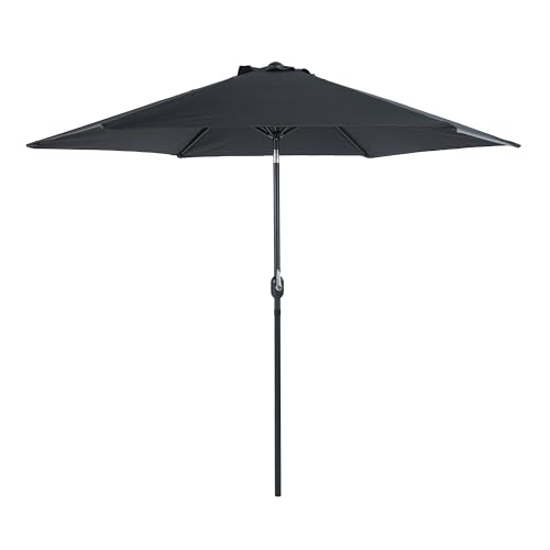 Parasol pliable Ø 300 cm mât central en acier AXI Noor pour ombrager la terrasse