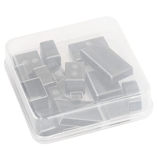 18Pcs Premium Alloy Steel Leather Cutting Die Punch Set for Crafting DIY Wallets Belts Cardboard