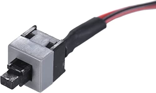 Image of Hulk 2 Pack 2 Pin SW PC Case Power Cable on /Off Push Button ATX Computer Switch Wire 45cm-Multicolor
