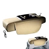 Smart Compartment Design: Designed with multiple functional areas such as a built-in cup holder and concealed tissue slot, this center console organizer optimizes space utilization in your vehicle, allowing you to focus on safe and comfortable journeys
