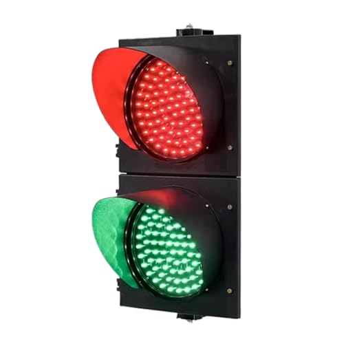 Semáforo señal de parada y marcha con iluminación LED bicolor sincronizada