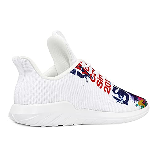soulsfeng Mens Tennis Shoes Breathable Lightweight Fashion Workout Sneakers Non Slip Walking Sports Athletic Running Shoe for Men Size 5.5 - Image 7