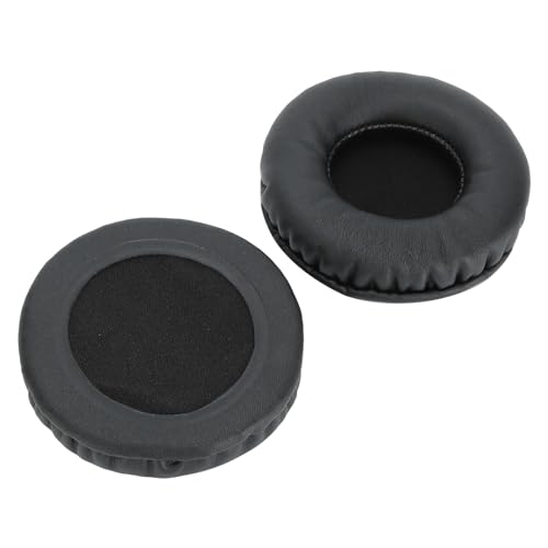 Almohadillas universales negras para auriculares, 75 mm, reposición de cojines, aislamiento acústico, 3,0 pulgadas miniatura 7