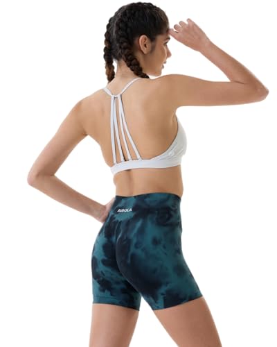 Image of AUROLA Dream Collection Women Workout Shorts High Waist Gym Shorts, Scrunch Butt Seamless Athletic Shorts