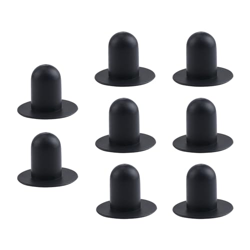INCREWAY Tapón de repuesto para bomba de piscina Bestway e Intex, 8 unidades, tapón de pared (negro)