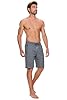 HCSS Mens Shorts Casual Sports Shorts Summer Elasticated Waist with Zip Pockets(Grey05-3XL) #3