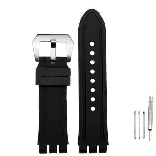 Sangle de montre en silicone imperméable YOS449 interface 23mm