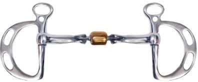 Showman Stainless Steel Kimberwick Style Bit w/D Cheeks
