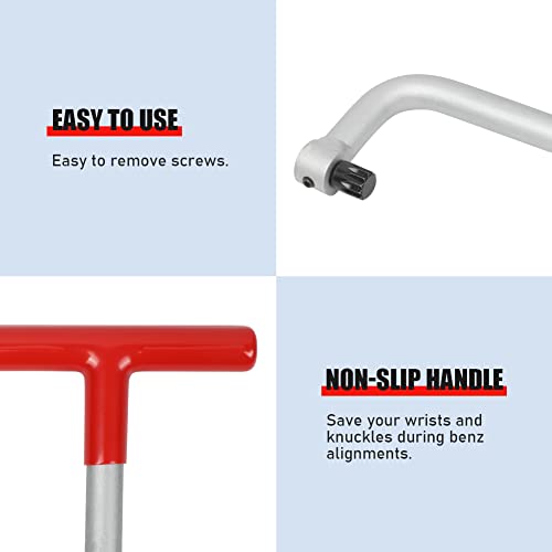 Oufkar Wheel Alignment Wrench Compatible For Mercedes-Benz, Automotive Rear Axle Toe Removal Alignment Wrench, Car Wheel Alignment Tool For Rear Axle Toe #TOP2