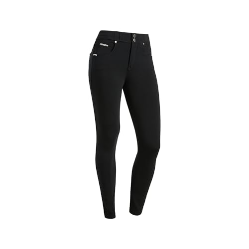 FREDDY N.O.W. Skinny-Jeans mit mittlerer Taille aus ökologischem Jersey Schwarz XXS