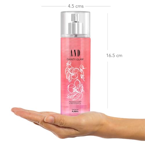 AND Dainty Glam Body Mist Fruity Perfume 200Ml Long Lasting Scent Spray Gift For Women Crafted By Ajmal - Image 3