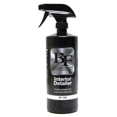 BLACKFIRE Interior Detailer | UV Protection for Leather, Vinyl, Plastic & More | Removes Dust, Fingerprints & Smudges | Quick & Easy Application | BF-365 | 32oz