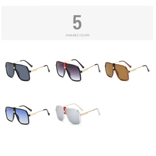 Lunettes de soleil de luxe pour femmes accessoire mode décontracté miroir
