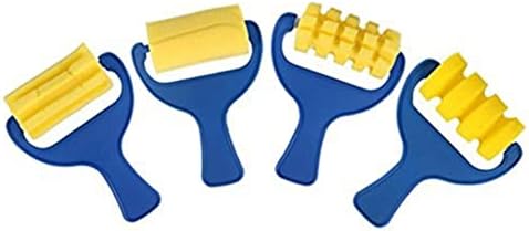 Danlai 8pcs Sponge Paint Roller Brush Diy Children Painting Brushes Kid Art Craft Painting Tool