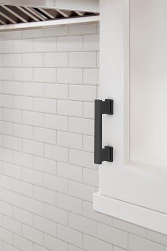 Image of Amerock 25 Pack 3 inch Triomphe Matte Black Drawer Pull
