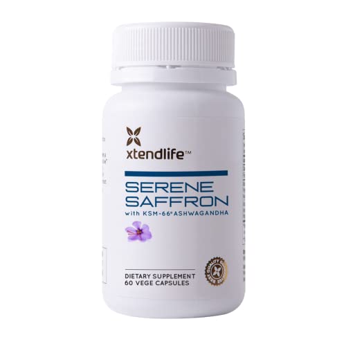Xtend-Life, Serene Saffron, Manage Stress, Support Mood and Promote Wellbeing, (60 Capsules)