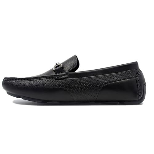 AKADEMIKS Men's Memory Foam Slip On Driving Loafers Stylish Moccasins3