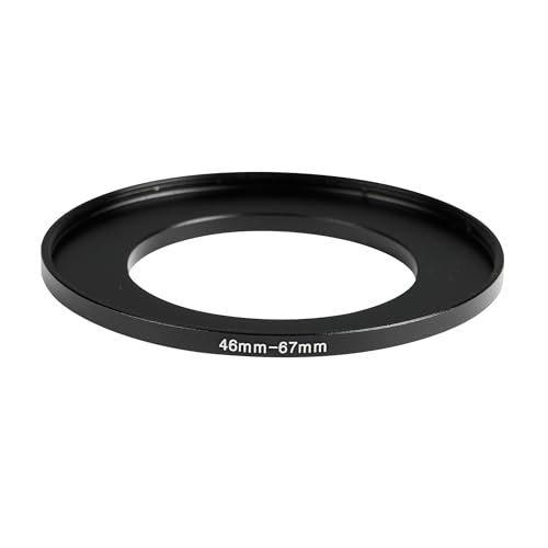 Image of 46-67mm Step-Up Ring Adapter, 46mm to 67mm Step Up Filter Ring for 46mm Lens Install 67mm ND CPL UV Camera Lens Filter(46mm-67mm)