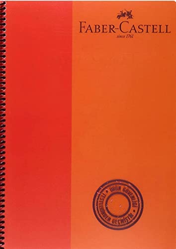 Faber-Castell BiColor Spiralli Defter, A4, 80 Yaprak, 70g Kağıt, Çizgili, Dayanıklı PP Kapak, Asorti Renkler, Kullanışlı ve Şık Tasarım, Tekli Paket