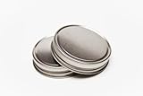 Silver Jelly Lid for Mason Jar Pack of 12 Count Lids