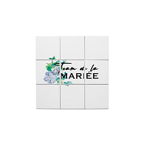 Carreaux Céramique Mariage Fleurs Bleues : Décoration Durable et Robuste