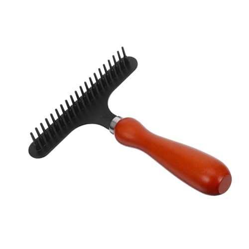 Parliky Dematting Comb for Dogs Pet Grooming Tool Gentle Skin Brush Reduces Shedding for Regular Use