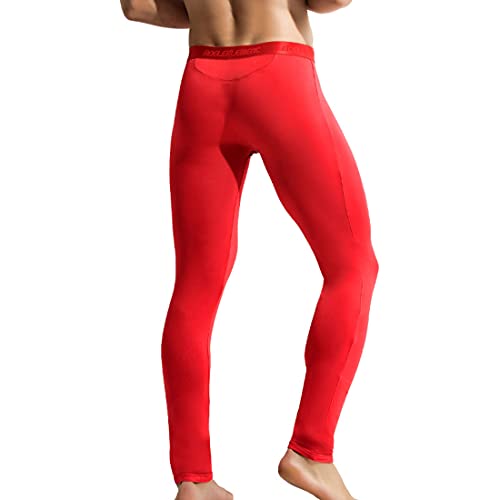 Ouruikia Men's Thermal Underwear Thermal Bottoms Magnetic Thermal Pants Modal Base Layer Bottoms Long Johns Pants2