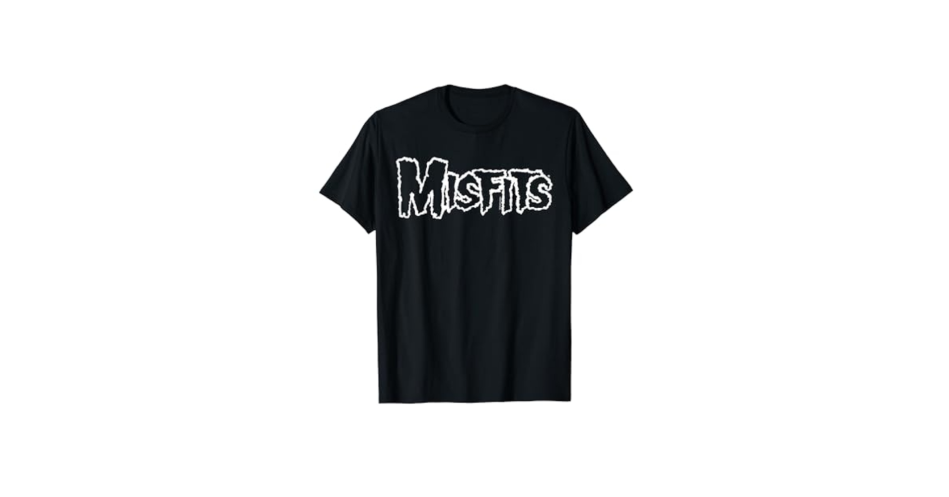 Amazon | Misfits – Logo White Tシャツ | Tシャツ・カットソー 通販