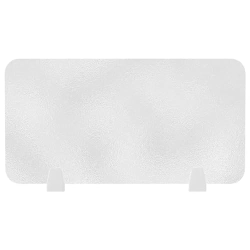 Séparateur mat dépoli pour bureau isolation visuelle robuste - 2