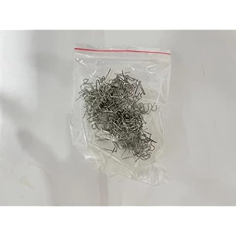 Plastic Welder Hot Staples 200pcs, 6 Types for Bumper Repair(Wave Shape) Cover