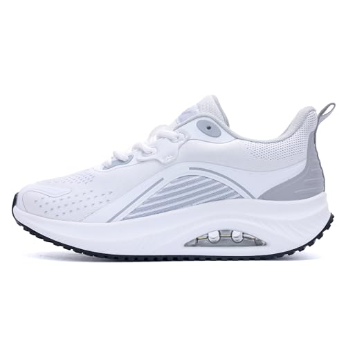 Image of Gyeice Women's Walking Shoes Arch Support Orthotic Breathable Tennis Sneakers for Plantar Fasciitis Pain Relief US 5.5-11