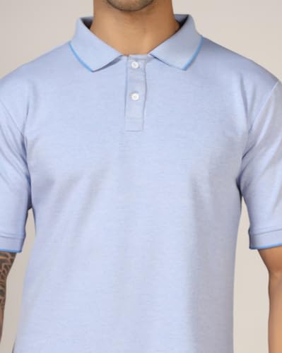 Image of Leriya Fashion T Shirt for Men || Men T-Shirt || Men Polo T-Shirt || Men Plain T-Shirt || V-Neck Collar Tshirt