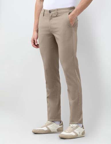 Image of U.S.Polo Association Men's Denver Slim Fit Dobby Trousers