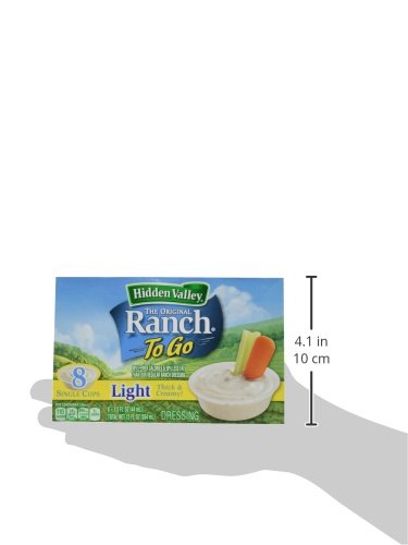 Hidden Valley Original Ranch to Go Cups - Light - 1.5 oz - 8 Count