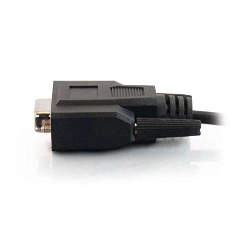 C2G 52030 DB9 M/F Serial RS232 Extension Cable, Black (6 Feet, 1.82 Meters) - image 4