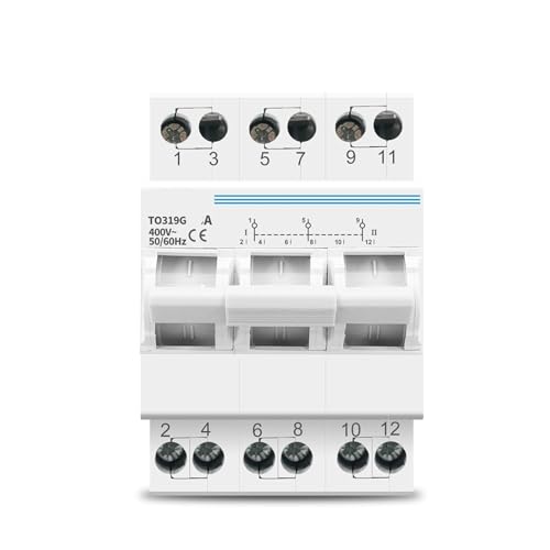 Evite apagones con el interruptor de aislamiento de transferencia manual 3P 63A