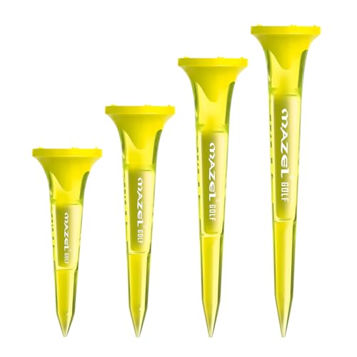 Tees de golf en plastique transparent de haute durabilité à structure stable - 6