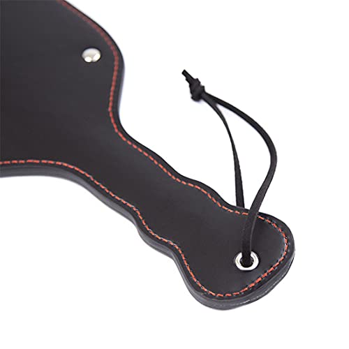 Spanking Paddle sex erotiek SM leer ovale peddel zweep fetish bondage bedboeien rollenspel paren flirten erotisch… - Afbeelding 3