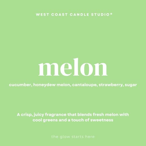 Image of Pet Safe Wax Melts for Dogs | Non Toxic Soy Wax Melts | Natural, Paraffin-Free, Clean Burning | Odor Eliminating Wax Cubes | Melon