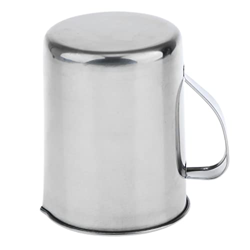 2 Verres Doseurs 1000ml en Acier Inoxydable Gobelets Gradués
