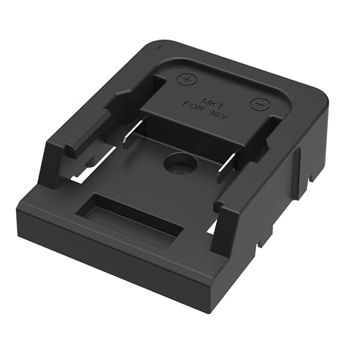 ANSMANN Adapterplatte für Makita Akku, USB Adapter für Ansmann Baustrahler, Ladegerät, makita 18V Akku, Akku, Werkstatt, Kfz, Noir