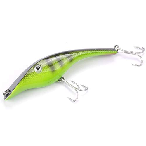 L-MEIQUN, Jerkbait Zalt Hechtköder 140mm 42g Stalker Moschus Hecht Bassköder Jerkbait Wobbler Fischköder (Color : Color 3) Cover