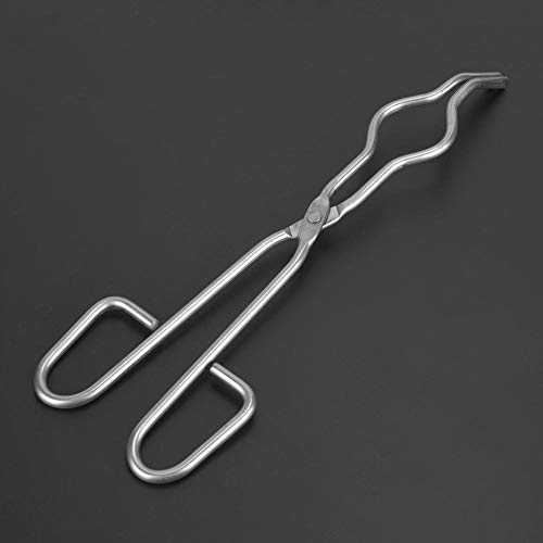 9.8'' Crucible Tongs Stainless Steel Professional Crucible Forceps Clamp Beaker Holder Pliers #TOP1