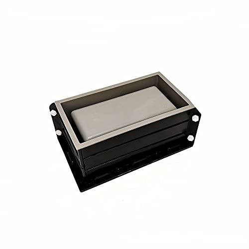 Yalulu Silikonform für Beton-Blumentöpfe Mit Plastikrahmen, Rechteck Blumentopf Silikonform Keramik Silikonformen Pflanztopf Casting Beton Tasse Form Zement Formen Formwerkzeug