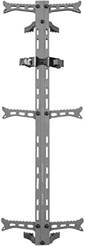 Hawk unisex adult 3-Pack Hawk Helium Climbing Stick 3 PK for Treestand Fold Up Steps with Boot Grabbing Grooves, Grey, pack US