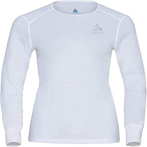T-shirt manche longue Odlo femme Active Warm Eco noir pour le sport d'hiver