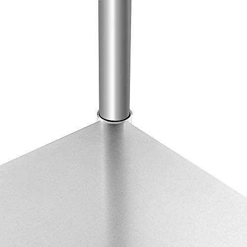 Rockpoint Stainless Steel Table For Prep & Work 30X24 Inches, Nsf Metal Commercial Kitchen Table With Adjustable Under Shelf And Table Foot For Restaurant, Home And Hotel #TOP6
