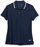 Nike Women's Nike Dri-fit Victory Polo, College Navy/White/White, X-Small